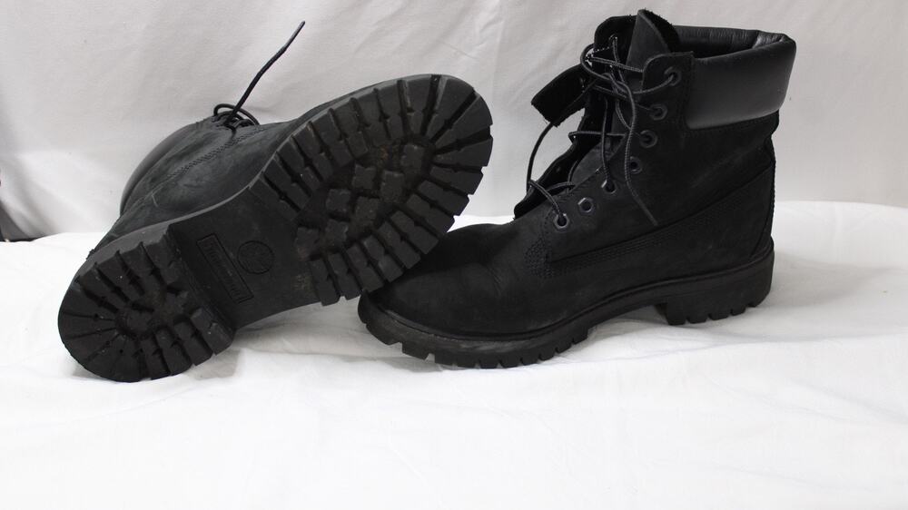 Timberland 6 Inch Premium Waterproof Boots Black Leather Mens 10073 Size 8 M